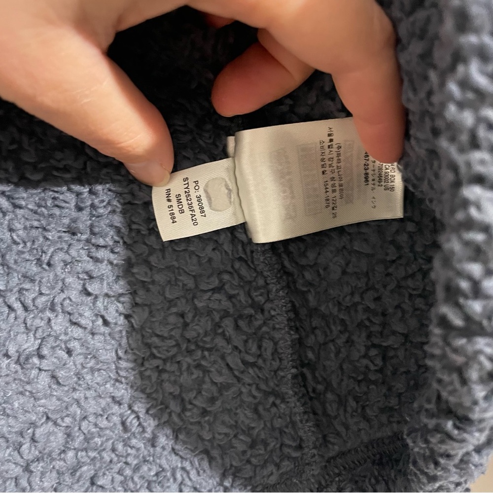 Patagonia Women's Los Gatos 1/4-Zip Fleece Sunken Blue - Picture 9 of 12